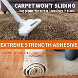 TAPEBEAR Heavy-Duty Double Sided Carpet Tape 50mm x 18m White view 4