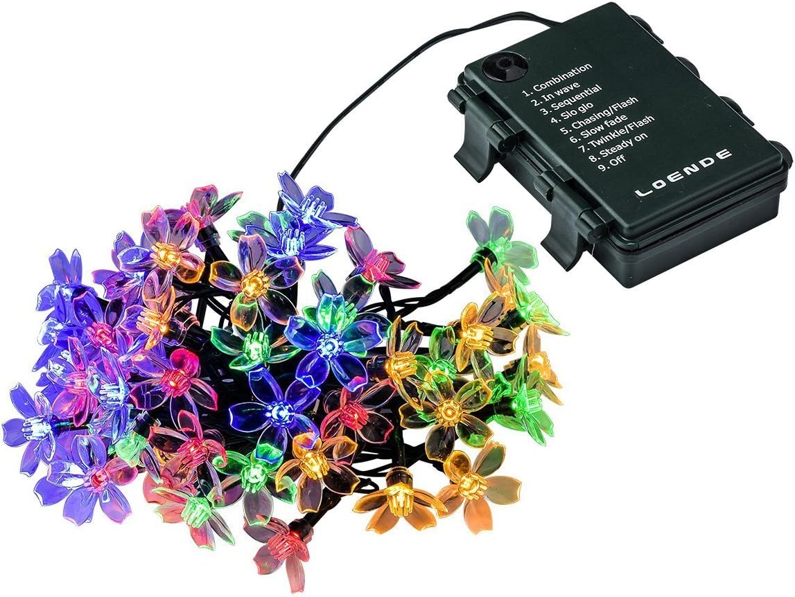 Timer Dimmable Battery Fairy Lights Loende Waterproof Blossom LED