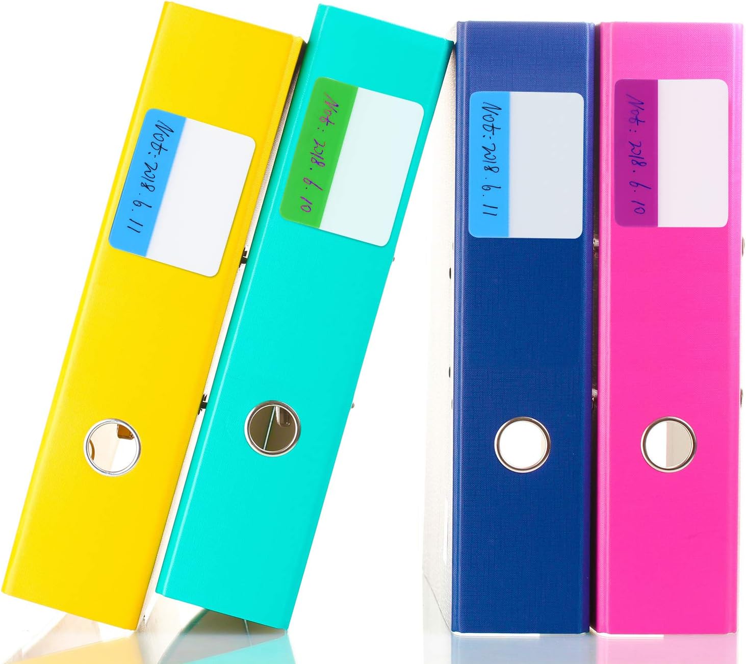 800 Pieces File Tabs Sticky Index Tabs, Writable and Repositionable Filing Tabs Flags for Pages or Book Markers, Reading Notes, Classify Files, 40 Sets (10 Colors, 2 Inch) : Office Products