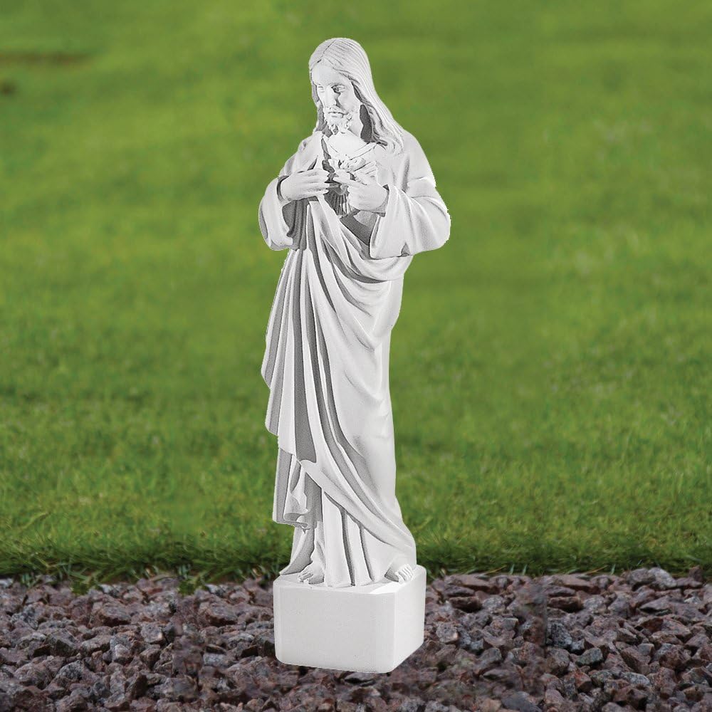 Statues & Sculptures Online Marble Garden Ornaments Jesus Christ 42cm