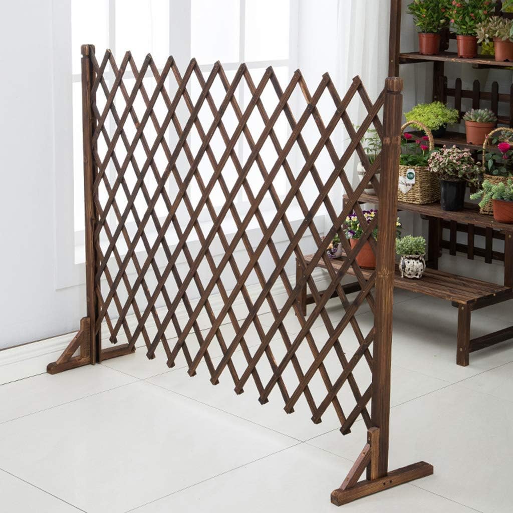 YQGOO Garden Fence,Garden Fence-Expanding Fence Garden Screen Trellis Style Expands to 1.2M Outdoor Decoration Guardrail 80 120cm