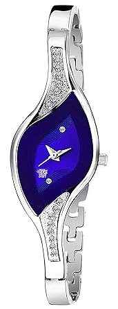 Swadesi Stuff Bangle Blue DIAL Elegance New Arrival Luxury Fashion Ethnic Blue Bracelet Look Watch - for Women & Girls