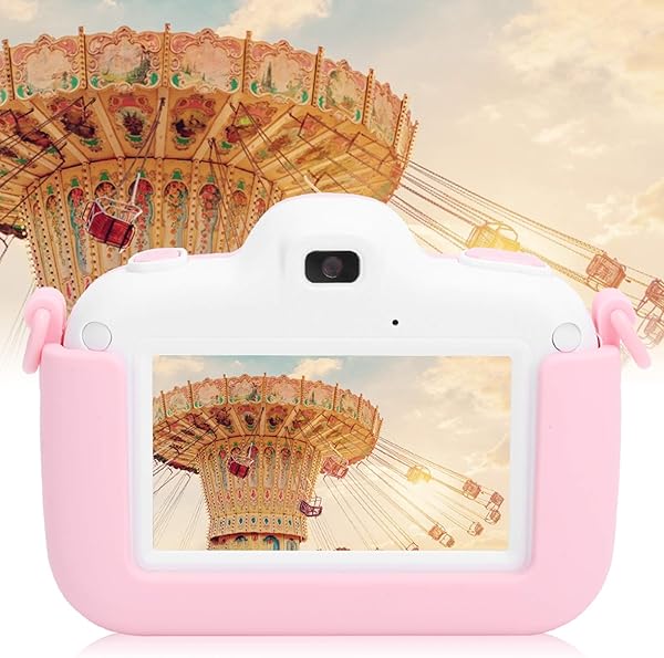 LZKW HD Camera 2 8in Screen Camera Charming Cartoons Touch Screen Children Camera Video Camera Durable for Children for GiftsPink