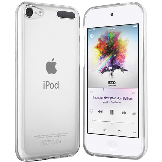 moodie Silikonhülle für iPod Touch 6G Hülle in Transparent - Case Schutzhülle Tasche für iPod Touch 6G