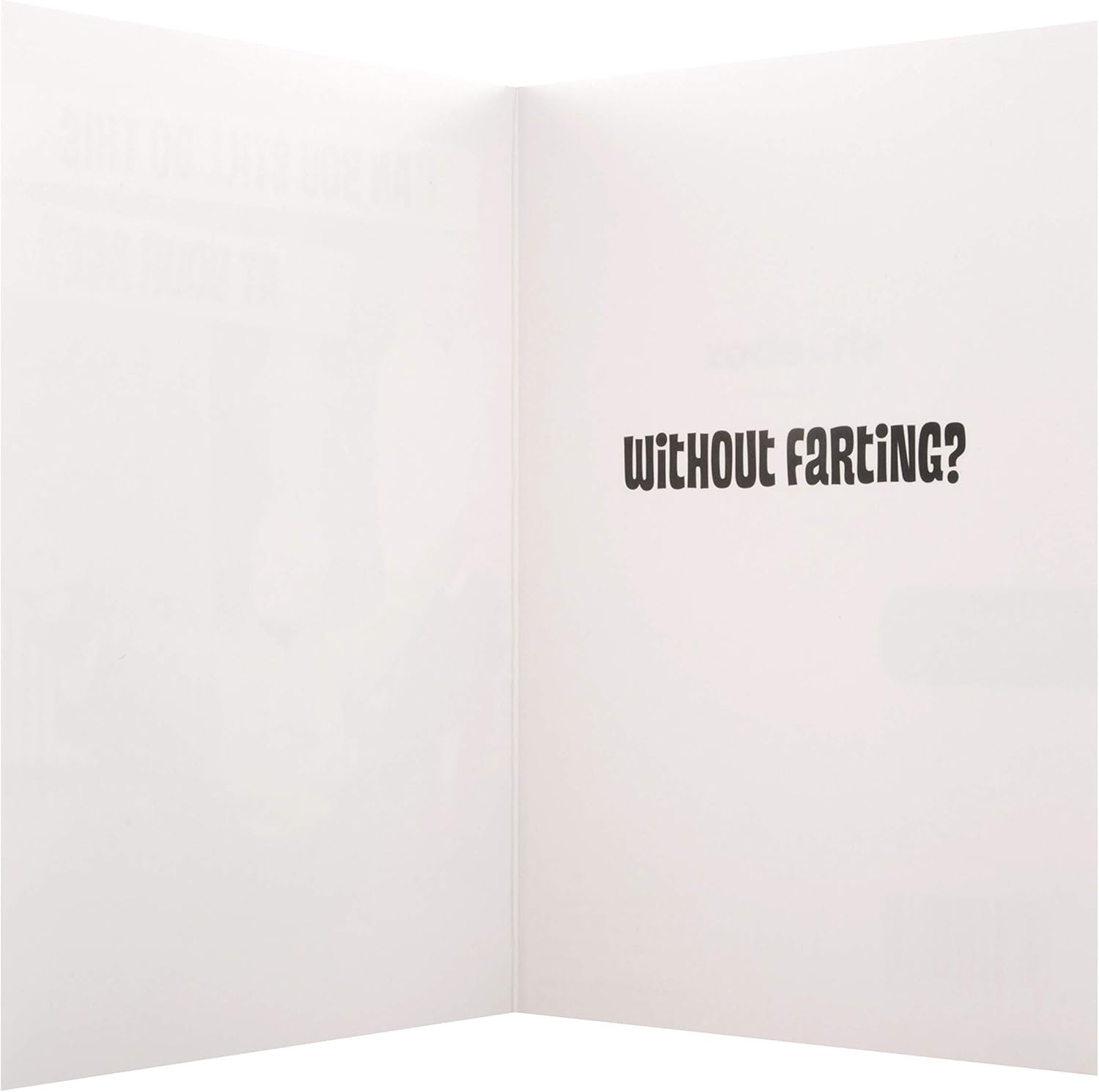 Hallmark Studio Shoebox Birthday Card - Funny Photographic Design, Funny Stretching Birthday, 17.3 centimeters by 11.9 centimeters - Image 4