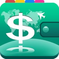 Travel expense, Personal ledger for travels, personal budget book, personal ledger with automatic exchange-rate…
