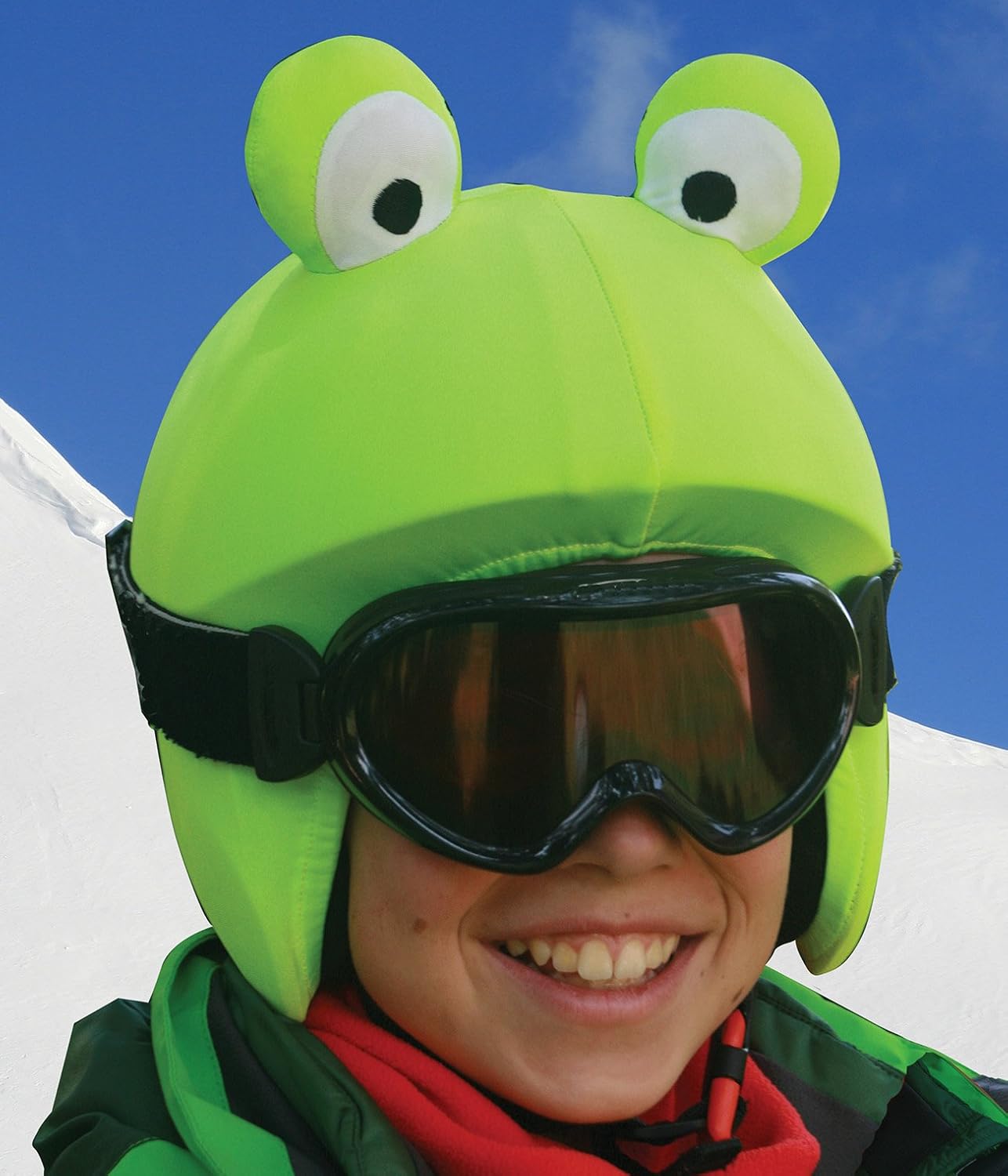 COOLCASC FROG Multisport Helmet Cover, Green - Image 4