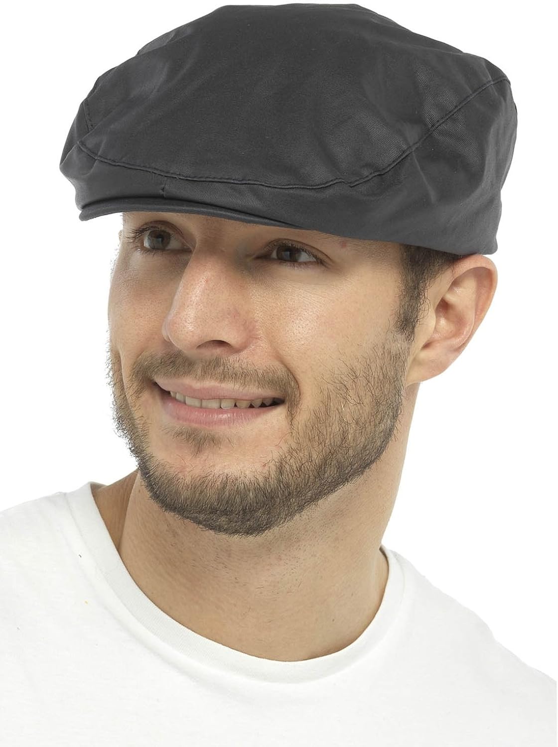 mens wax flat caps
