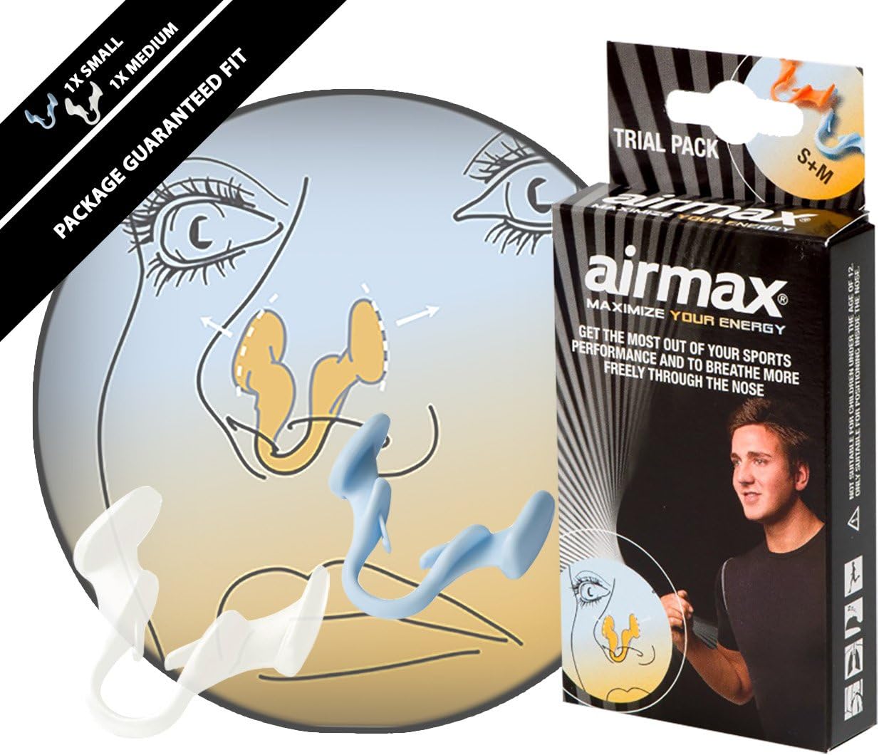 Airmax nasal dilator Breathe better with Airmax Against nasal