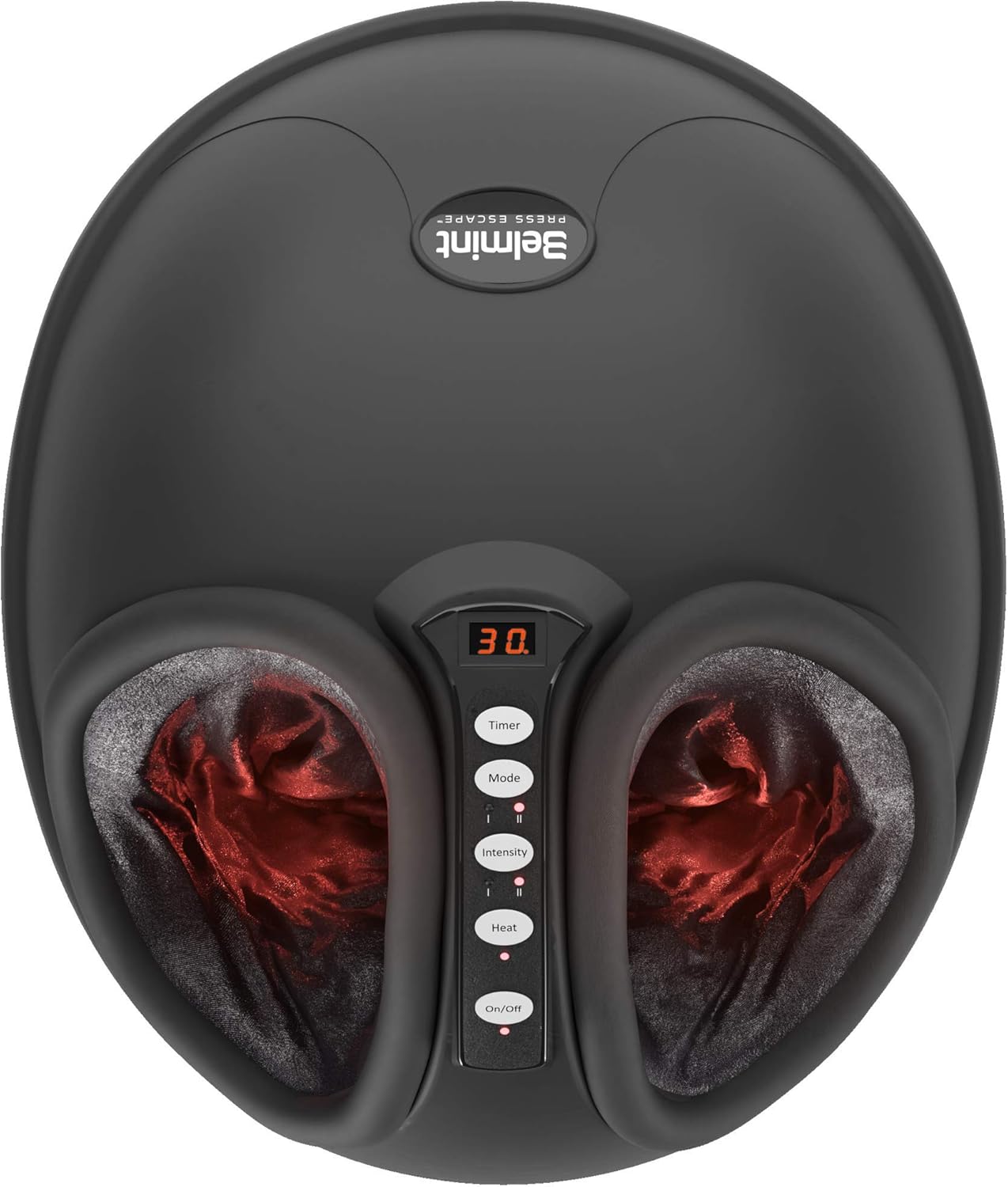 Shiatsu Electric Foot Massager Machine - Deep Tissue and Heel Pain Relief Massager with Non-Slip Rubber Feet - Foot Massage with Air Compression for Plantar Fasciitis and Neuropathy: Health & Personal Care