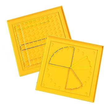 Sona Edons Geoboard Double Sided for Kids Learning - 27cm