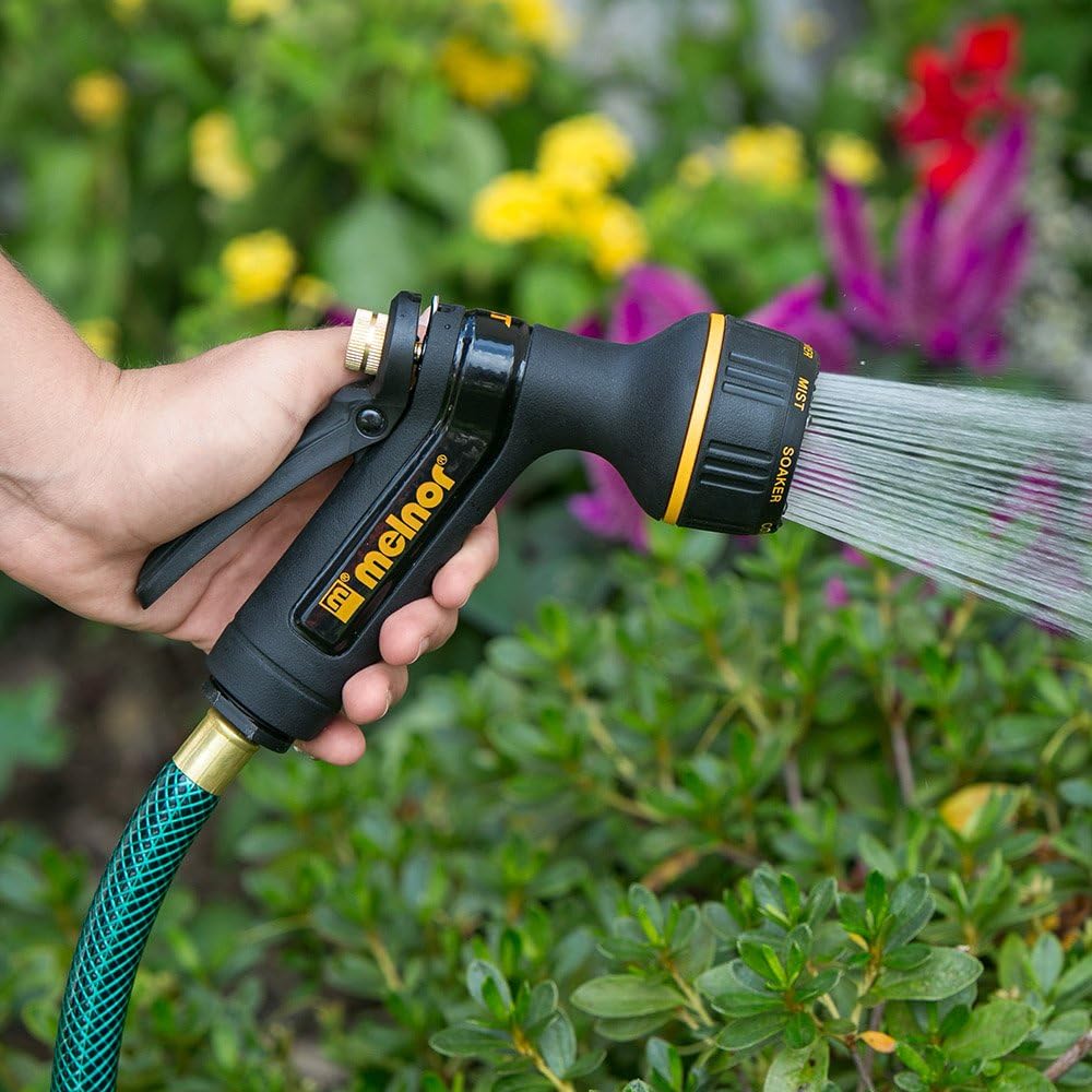 Melnor 65040-AMZ XT Metal Rear Trigger Nozzle with QuickConnect Product Adapter Set,  Bundle : Garden & Outdoor
