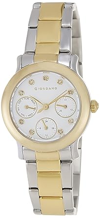 Giordano Analog White Dial Womens Watch - A2007-22