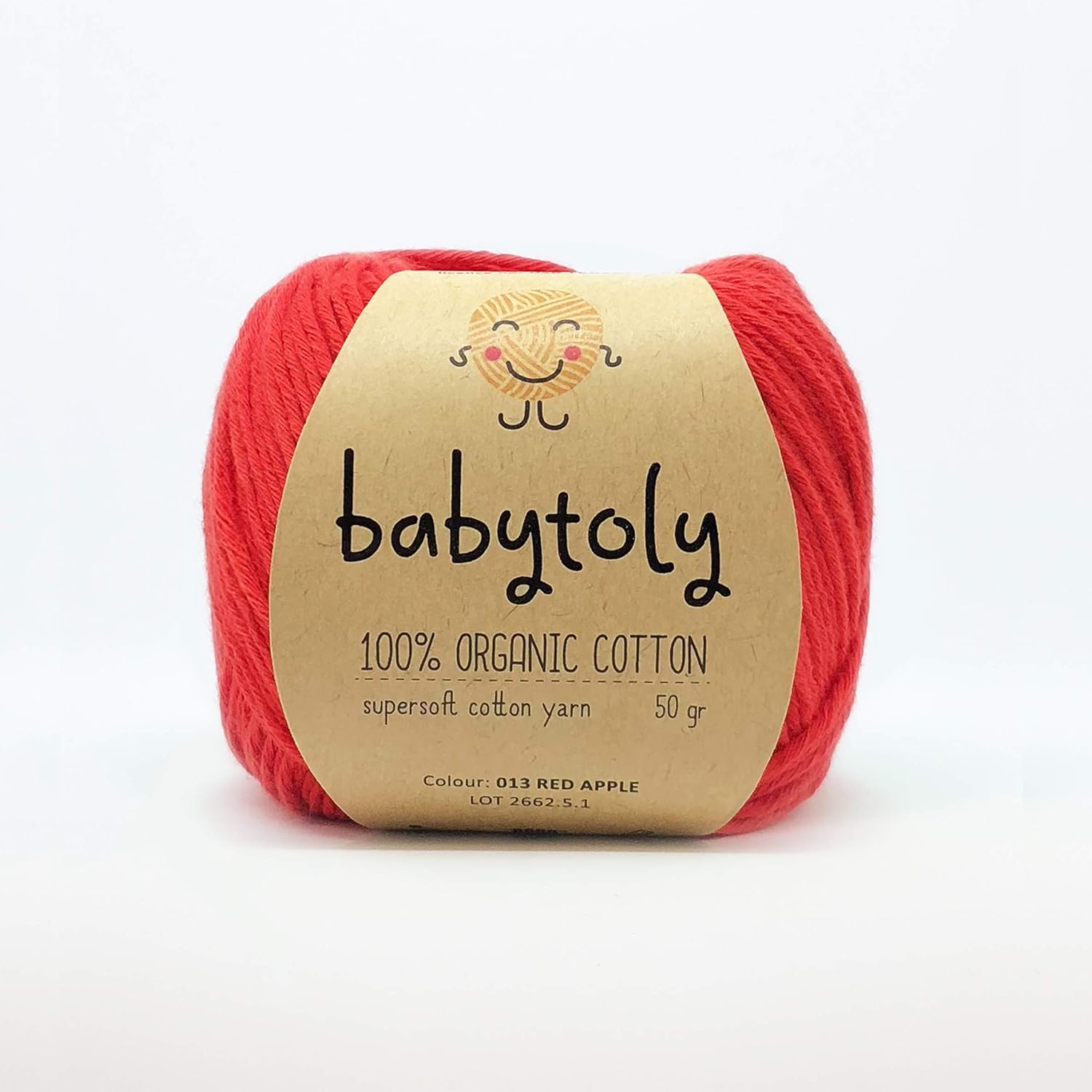 100 Organic Cotton Yarn Gots Certified Each Skein 50 Gr 1 76 Oz 105 Mt 115 Yrd Super Soft Cotton Knitting Yarn Pure Natural Eco Baby Yarn Red Apple Amazon Ca Home