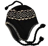 SW Men's Peruvian Helmet Style Earflap Strings