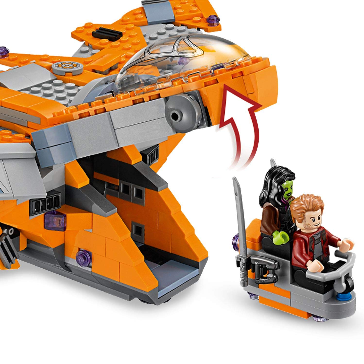 nave guardianes de la galaxia lego infinity war