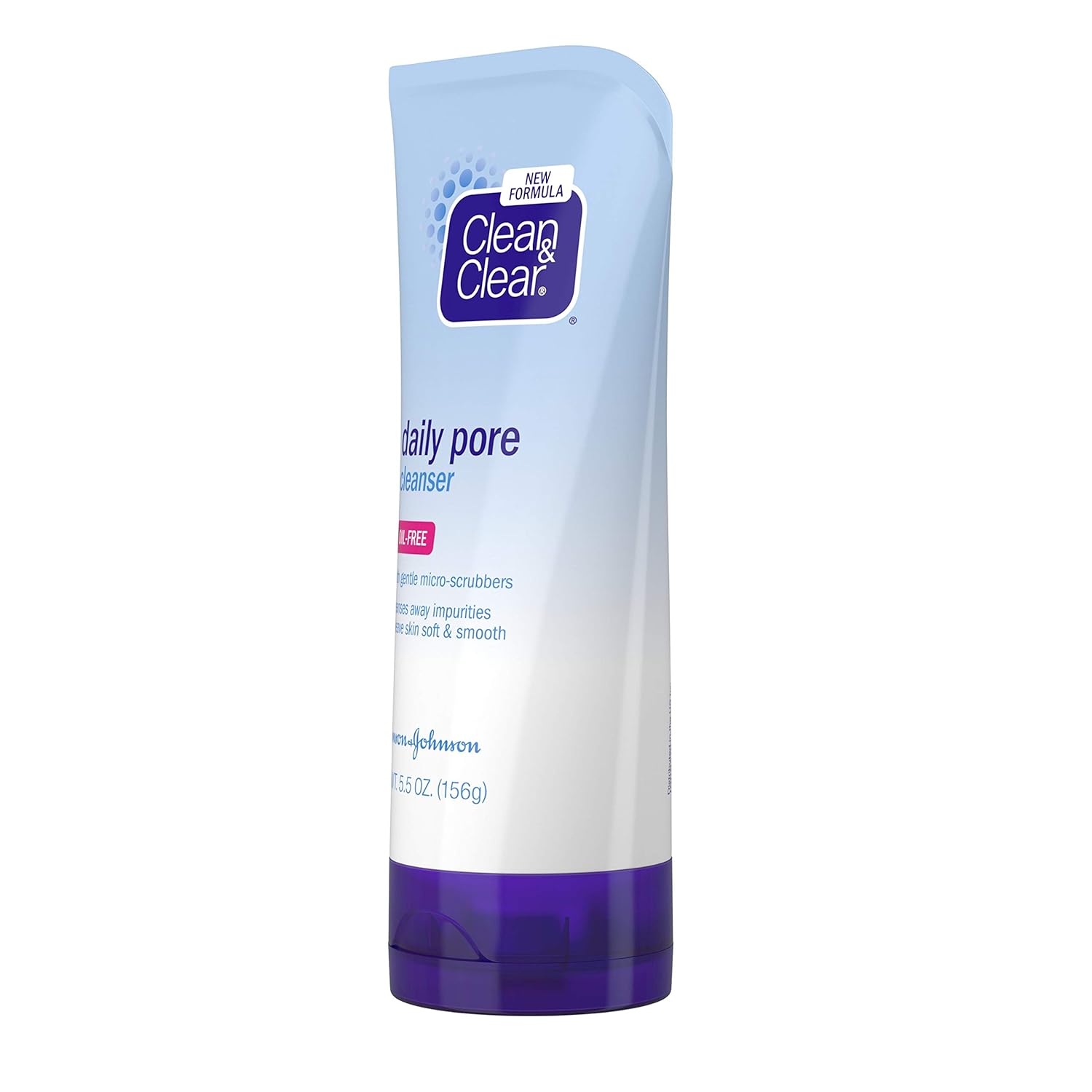 Clean & Clear Daily Pore Face Cleanser, Oil-Free Acne Face Wash for Normal, Oily & Combination Skin, 5.5 oz: Beauty