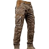 Mens Distressed Acid Wash Cargo Denim Pants Retro Y2K Streetwear Casual Straight Leg Trousers with Multi Pockets