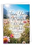NobleWorks, 20th Recovery Greeting Card with 5 x 7