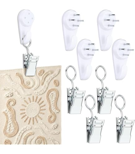 Command Spring Clip 1 Clip 2 White Adhesive Strips Damage Free Hanging Picture Hangers No Tools Wall Hanging Strips For Living Spaces - Office Depot