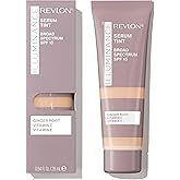 Revlon Illuminance Tinted Serum, Triple Hyaluronic Acid, Evens Out Skin Tone Over Time and Hydrates All Day, SPF 15, 301 Cool Beige, 0.94 fl oz.