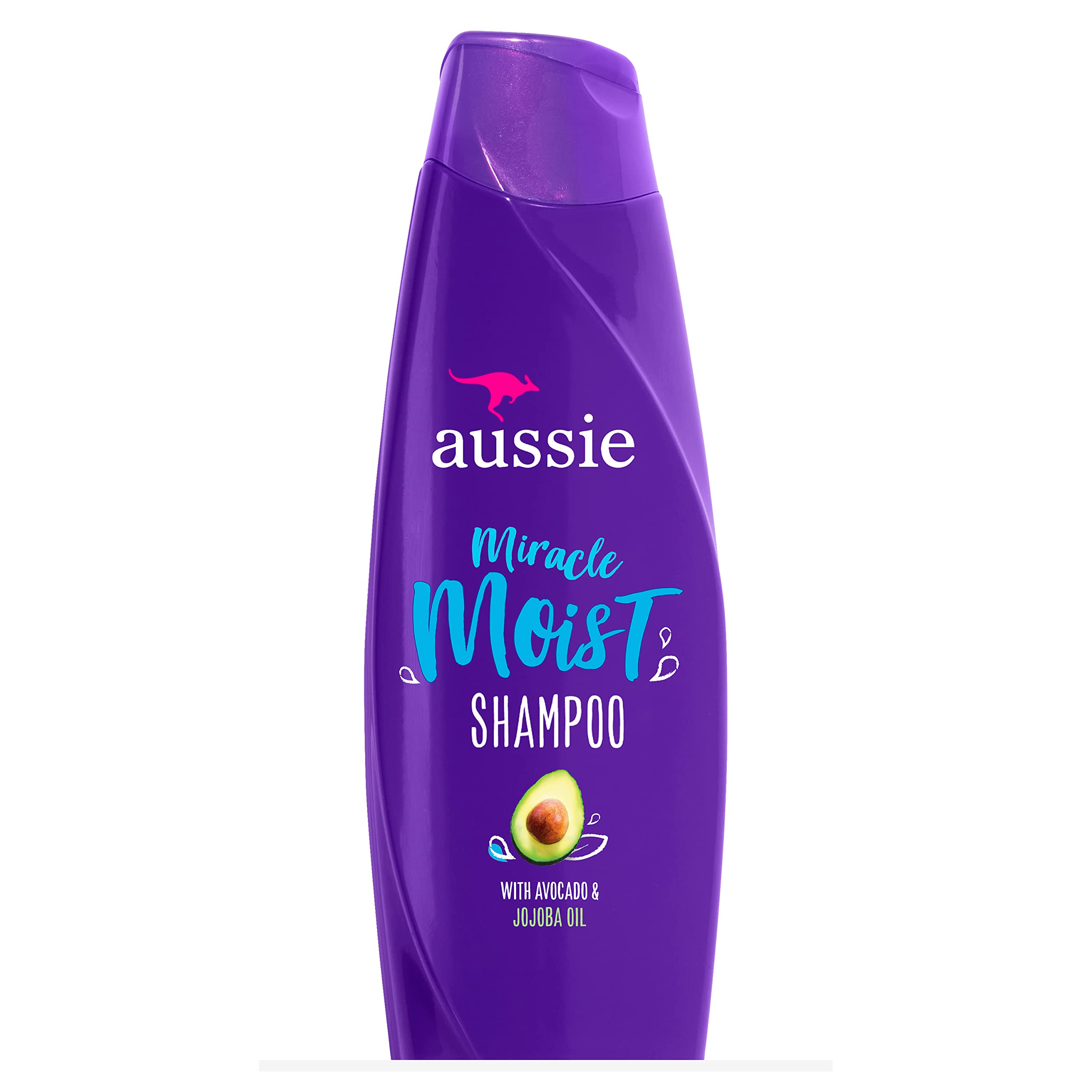 Aussie Paraben-Free Miracle Moist Shampoo for Dry Hair, Avocado & Jojoba, 360ml, Pack of 6