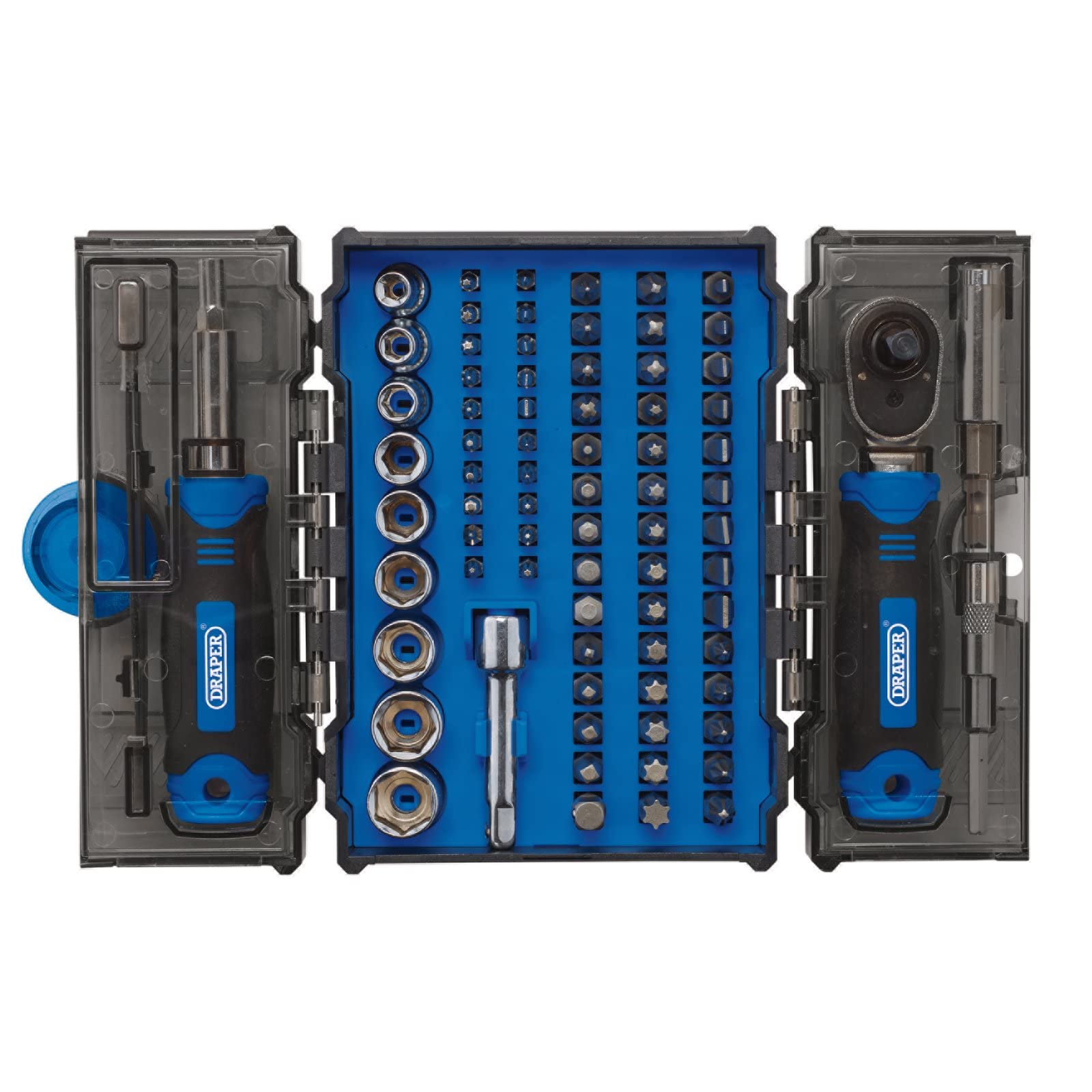 Draper 28029 Ratchet and Screwdriver Bit Set (78 Piece)