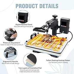 PlanetFlame Heat Press Machine 12x15