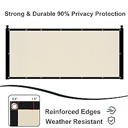 SUNLAX Privacy Fence Screen 5' x 22' Heavy Duty