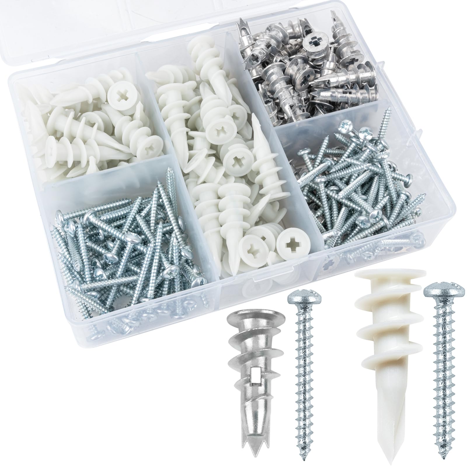 KURUI Self Drilling Drywall Anchors Assortment
