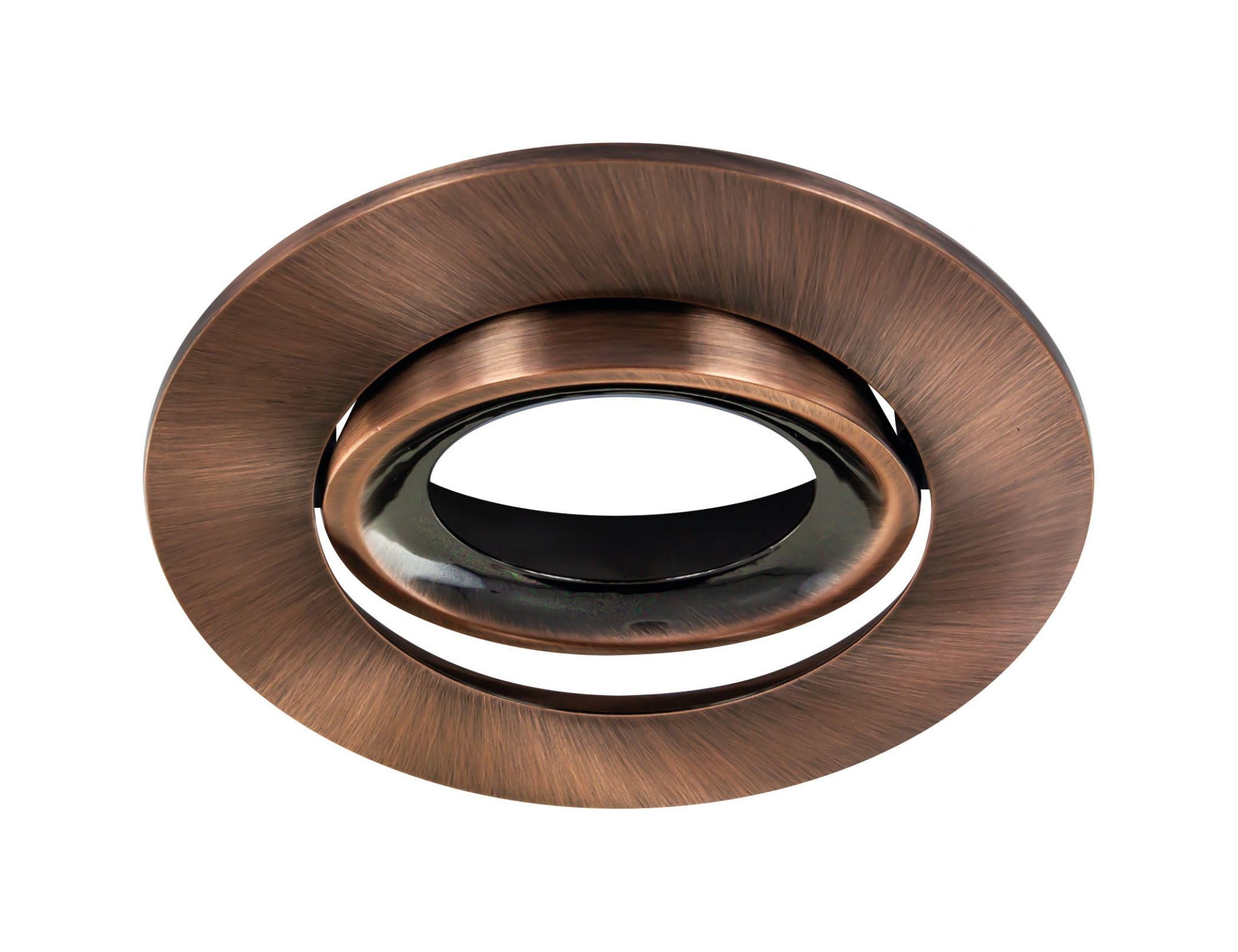 Integral LED LUXFIRE FIRE Rated TILTABLE Downlight Copper Bezel