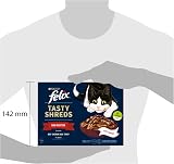 Felix Tasty Shreds Farm Selection in Gravy Wet Cat Food 12x80g view 7