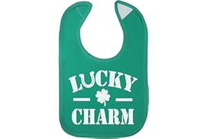 Aiden's Corner Baby Infant Cute Handmade Holiday Baby 1st St Patricks Day Bibs - Boy Girl Green St Paddys Day Bib