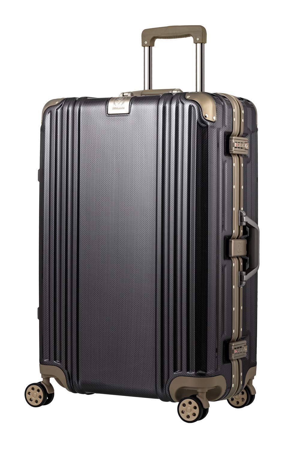 [レジェンドウォーカー] スーツケース 耐衝撃 アルミフレーム キャリーケース 大型 Lサイズ 大容量 静音ダブルキャスター TSAロック キャリーバッグ 出張 旅行（7泊以上/5.6kg/ 83L/シャイニーグラファイト） 5509-70 無料受託手荷物商品画像