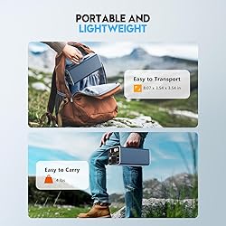 Powdeom 150W Portable Power Station, 42000mAh/155Wh