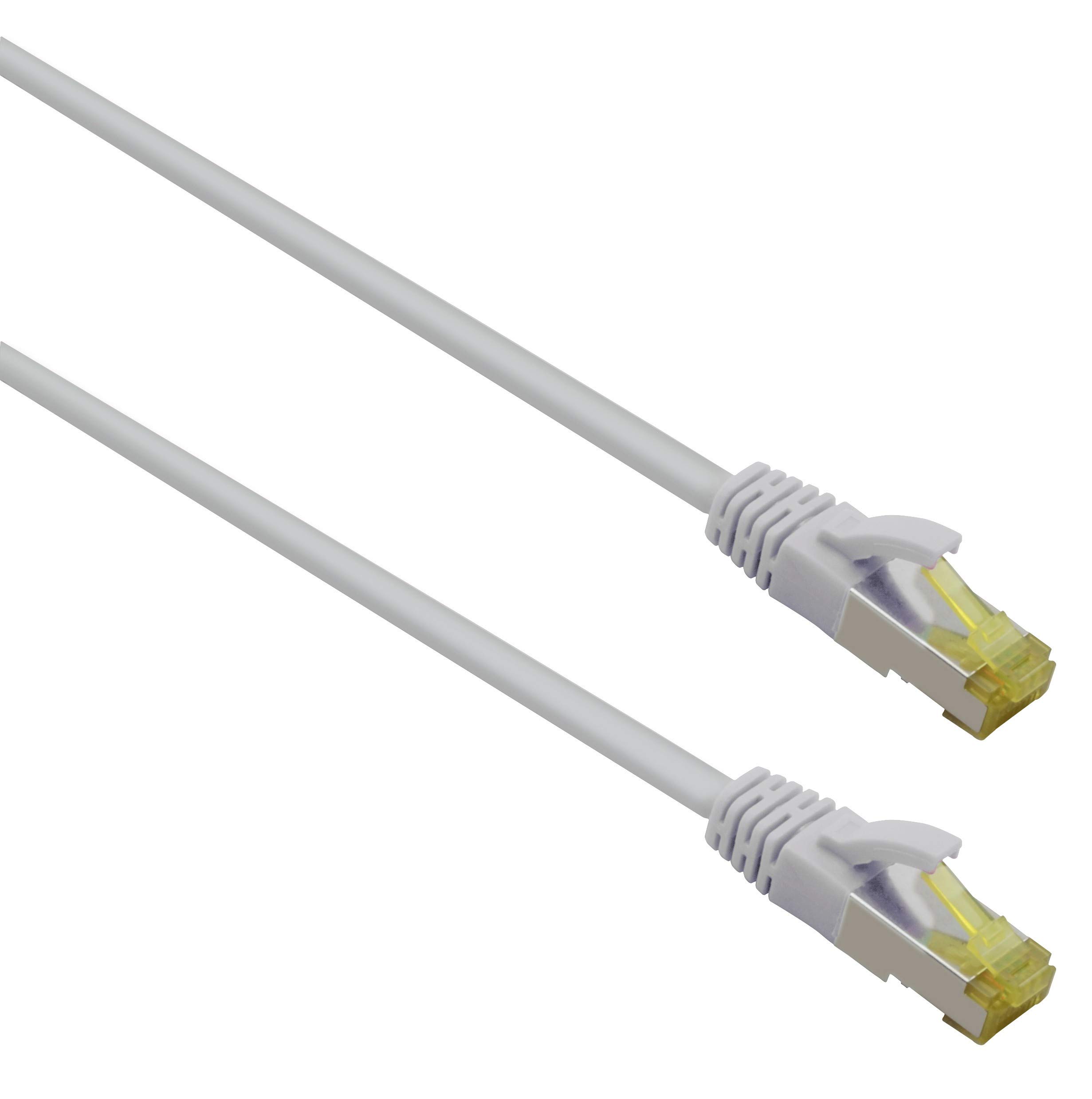 Helos Ultra Flex Patch Cable S/FTP Cat 6a TPE Grey 15.0 m