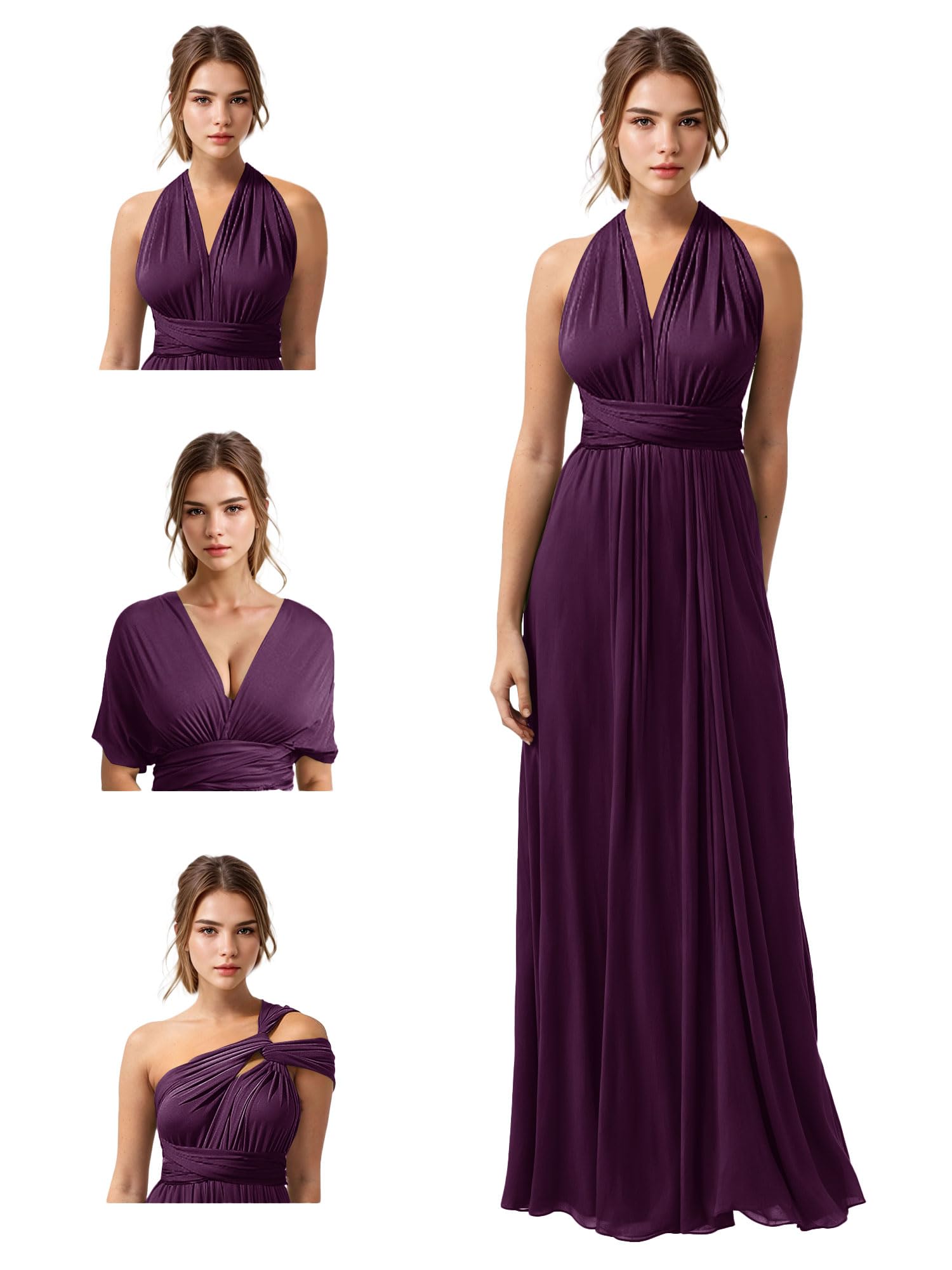 JAEDEN Bridesmaid Dresses Multiway Convertible