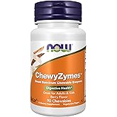 NOW Foods Supplements, ChewyZymes, Broad Spectrum Chewable Enzymes, Berry Flavor, 90 Chewables