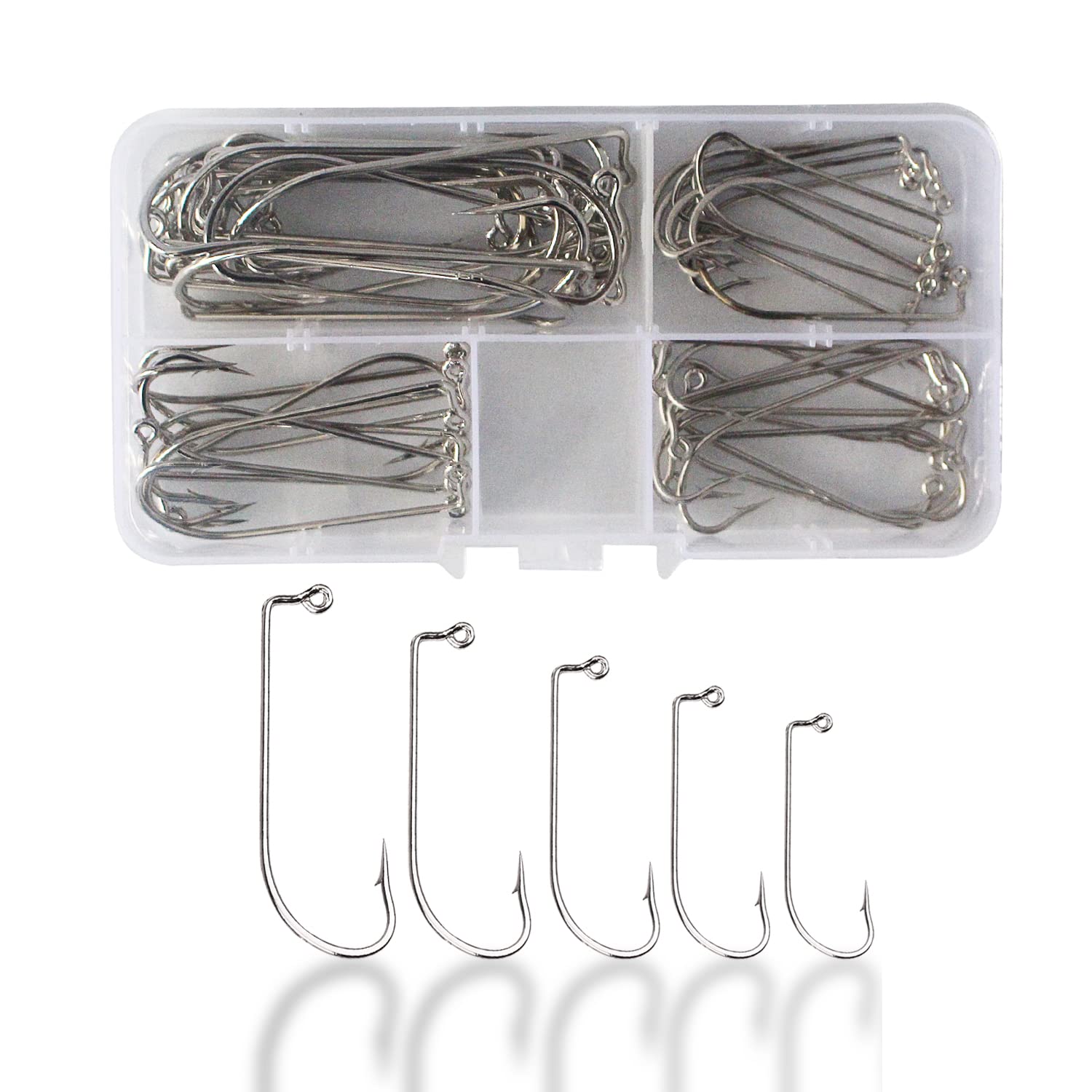 Dingbear 50PCS Catfish Lobster Fish Hook Fishing Hooks