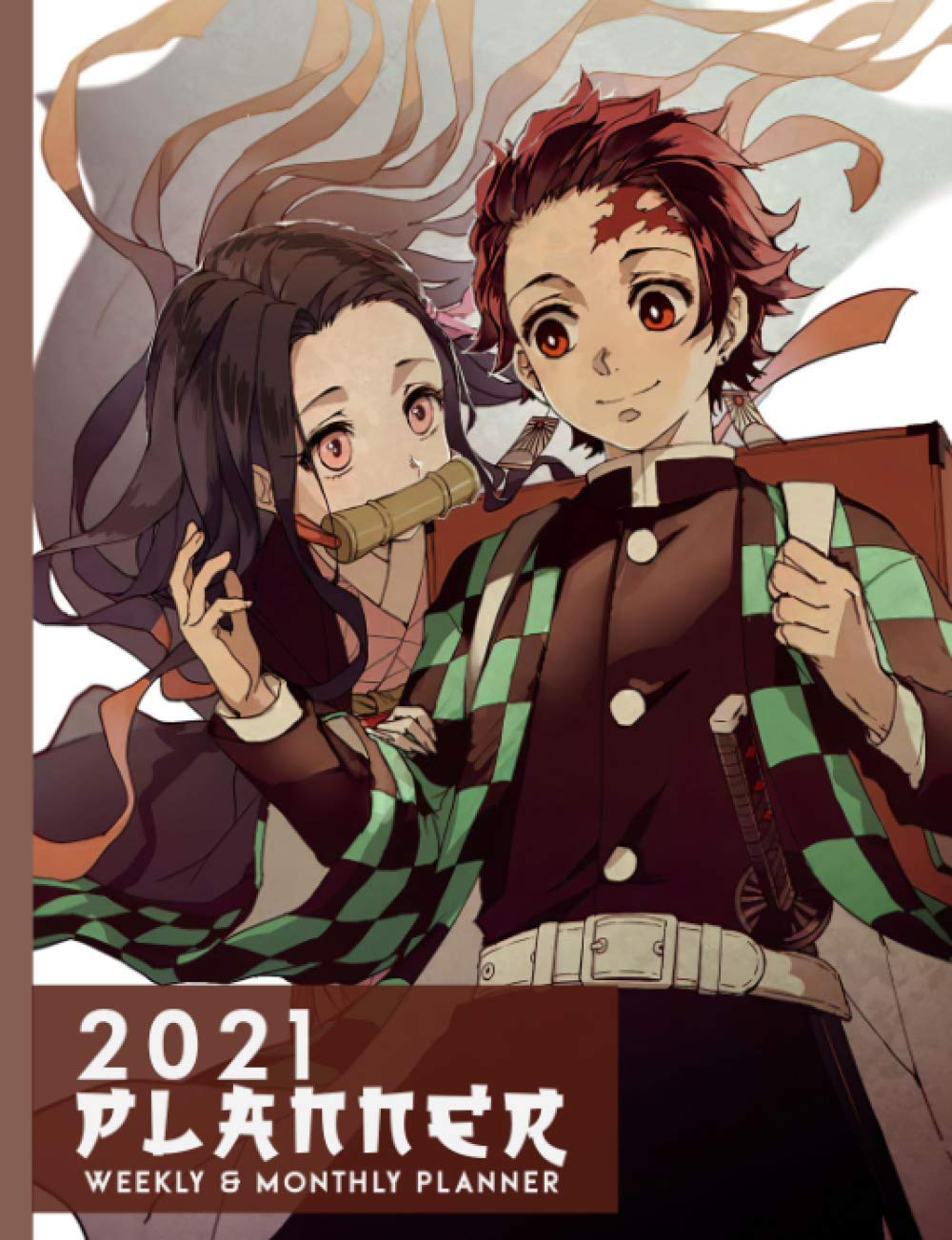 21 Planner Demon And Legend Of Slayer Nezuko Tanjiro Artwork Fanart Manga English Edition 7 44 X 9 69 Inches Calendar Diary Organiser Annual School Supplies Graves Bryant Amazon Com Books