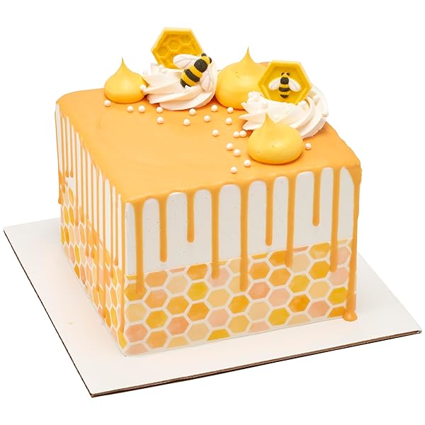 DECOPAC CAKE DRIP, YELLOW COLOR, VANILLA FLAVOR, MATTE LIKE CHOCOLATE, 6.35 OZ