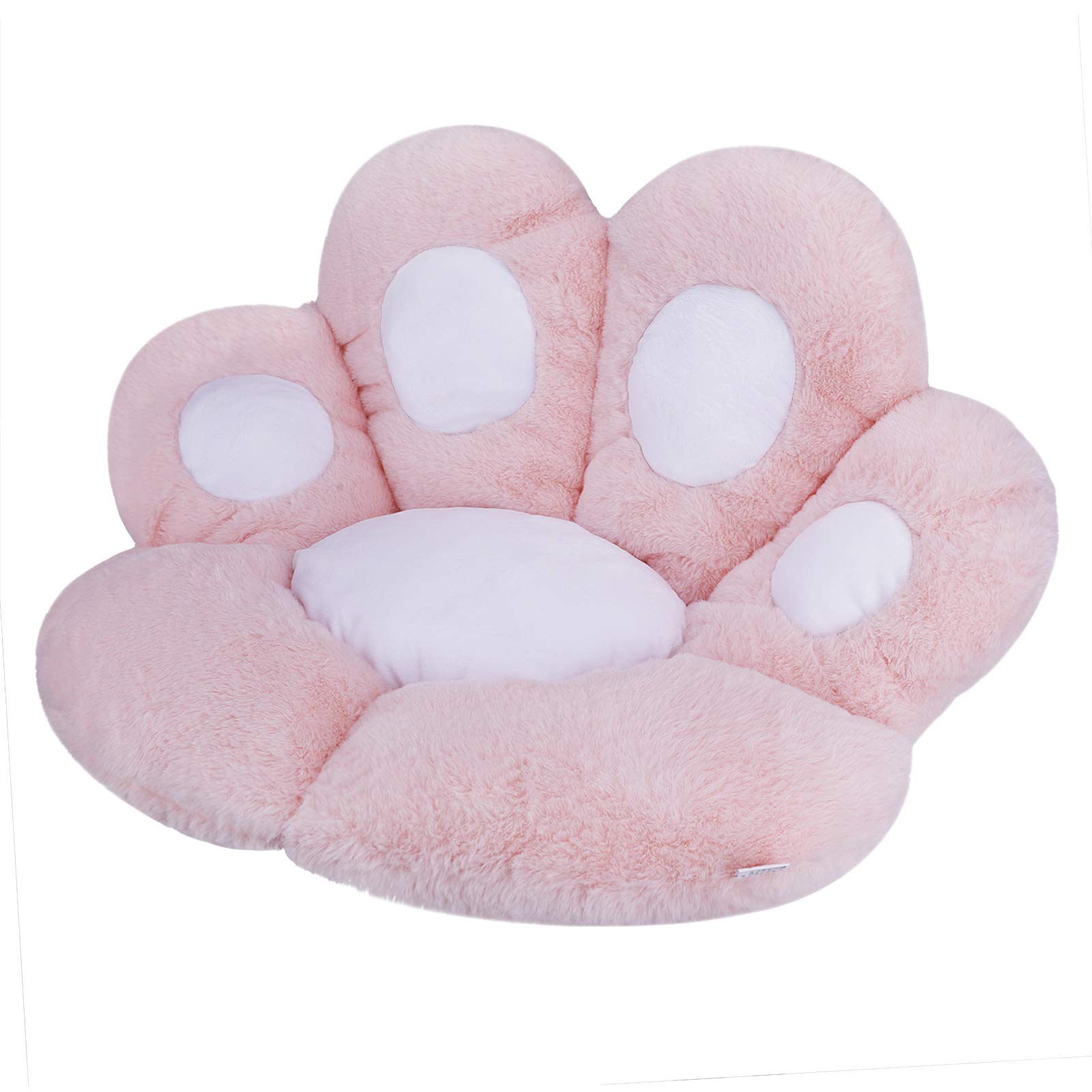 Reversible Soft Cozy Seat Cushion Cute Bear Cat Paw Flower Shaped Armchair Chair Cushion Plush Comfort Seat Pad Mat Home Decor Office Chair Pillow for Back Coccyx Sciatica Tailbone Pain Relief