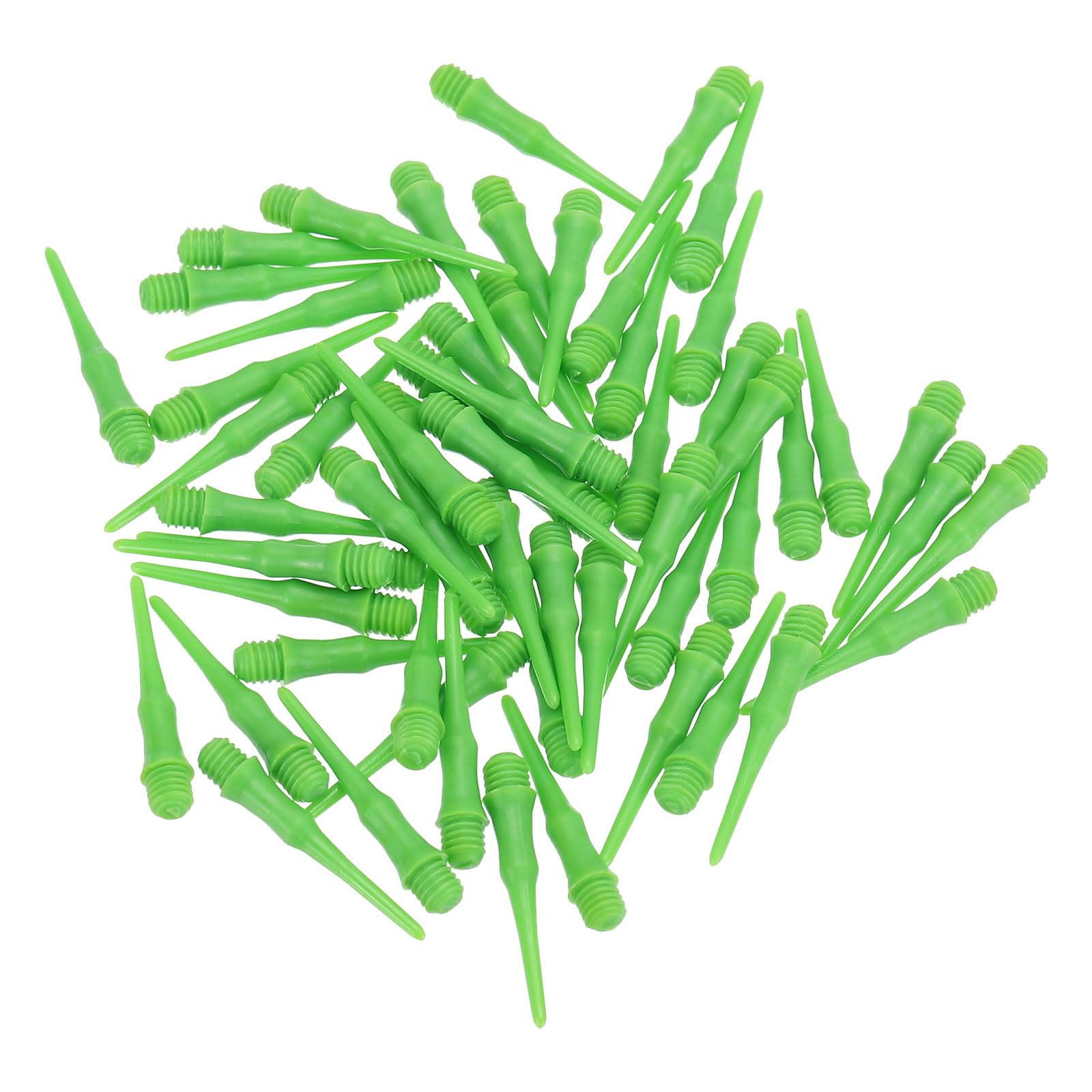 PATIKIL Plastic Dart Tips 2BA Thread, 90 Pack Soft Dart Tip Replacement Dart Accessories, Green