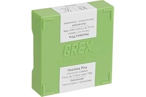 Grex P6/12L 1/2 in. 23 Ga. Headless pins, Galvanized, 10M/Bx