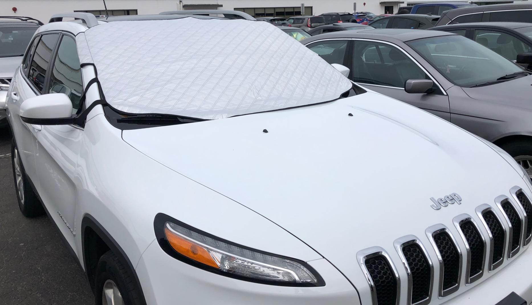 The Quick Removal Windshield Snow Tarp Cover Mebior