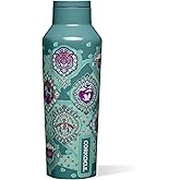 Corkcicle Disney Princess Jasmine Insulated Canteen Travel Water Bottle, Triple Insulated Stainless Steel, Keeps Beverages Cold for 25 Hours or Warm for 12 Hours, 20oz