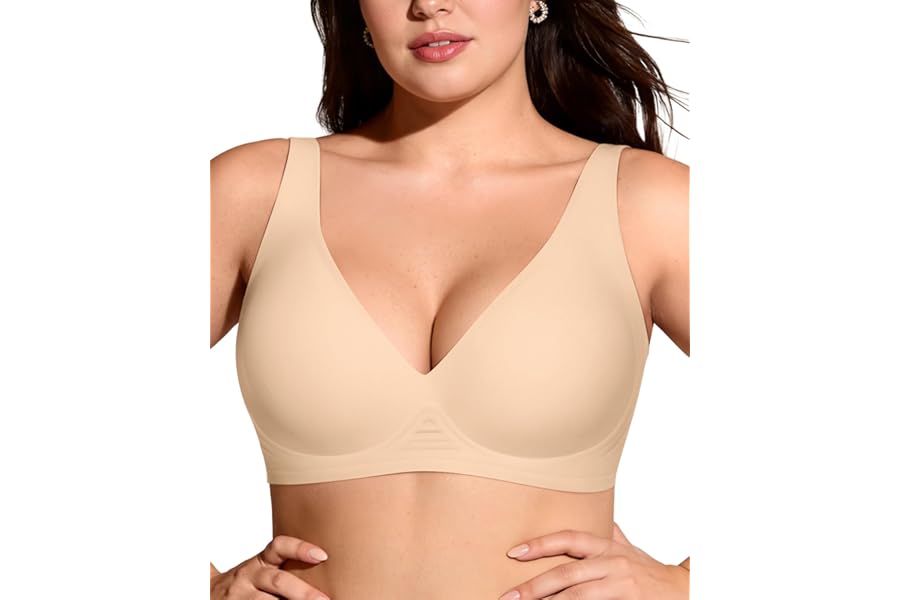 Best Comfortable Deep V Wireless Comfort Bra 2026
