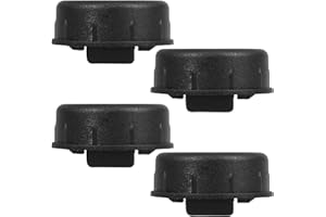 DOITOOL 4pcs Silent Swivel Casters for Small Furniture and Office Chairs, Plastic Material with High Load