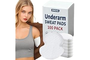 Armpit Sweat Pads - Underarm Sweat Pads for Women & Men, Arm Pit Sweat Guards Patches, Anti Sweat Protector for Under Arms, S