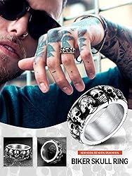 FaithHeart Gothic Ring Stainless Steel Vintage